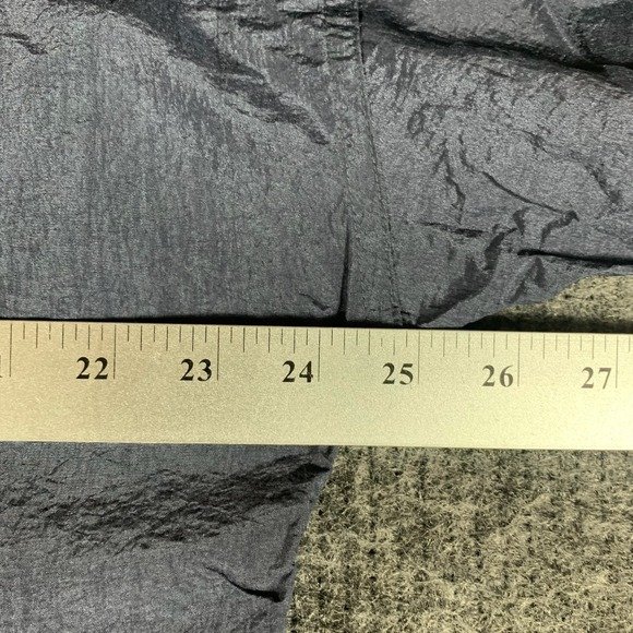 Athleta Top Womens Medium Gray Snap Button Up Long Sleeve Oversized Shacket New - Picture 11 of 13
